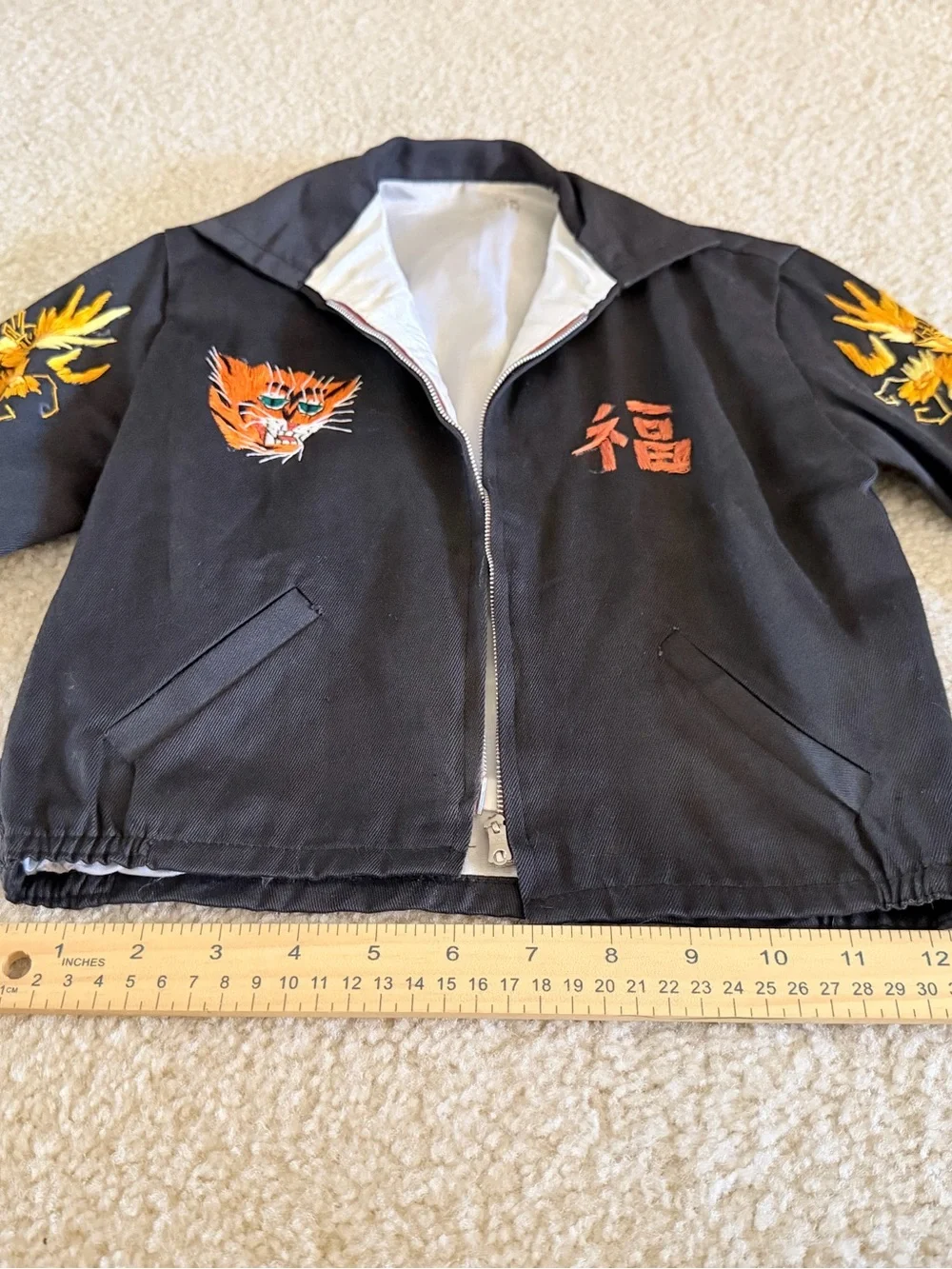 Rare vintage 1967 CAM RANH BAY Vietnam child’s handmade embroidered jacket
